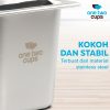 One Two Cups Wadah Ampas Kopi Espresso Knock Box Container - FENLXL- L