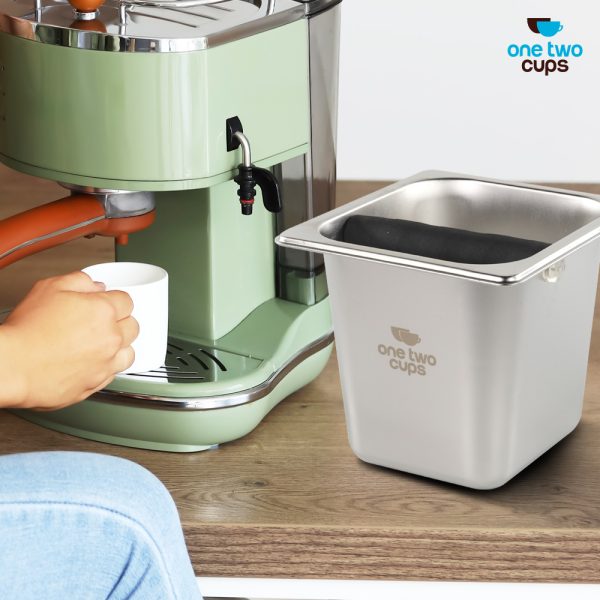 One Two Cups Wadah Ampas Kopi Espresso Knock Box Container - FENLXL- L