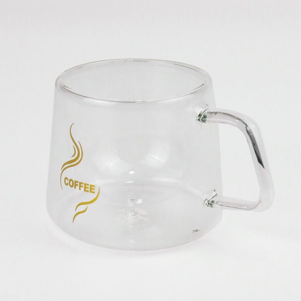One Two Cups Cangkir Kopi Anti Panas Double-Wall Glass Dome 170ml