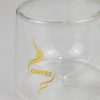 One Two Cups Cangkir Kopi Anti Panas Double-Wall Glass Dome 170ml
