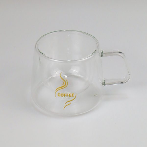 One Two Cups Cangkir Kopi Anti Panas Double-Wall Glass Dome 170ml