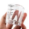 One Two Cups Gelas Kopi Espresso Glass Coffee Mug Cup 60ml - MD20