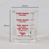 One Two Cups Gelas Kopi Espresso Glass Coffee Mug Cup 60ml - MD20