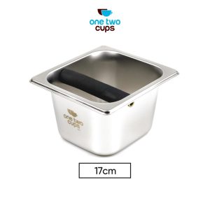 One Two Cups Wadah Kopi Espresso Knock Box Waste Container 17cm