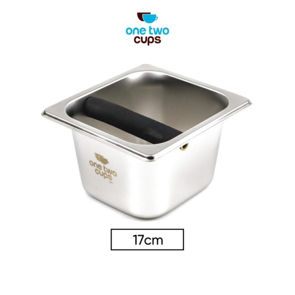 One Two Cups Wadah Kopi Espresso Knock Box Waste Container 17cm