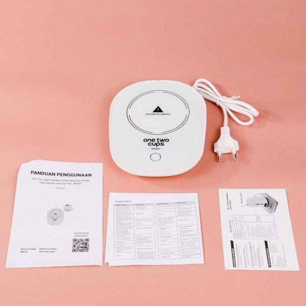 One Two Cups Tatakan Gelas Pemanas Coffee Cup Warmer Heating Pad NN201