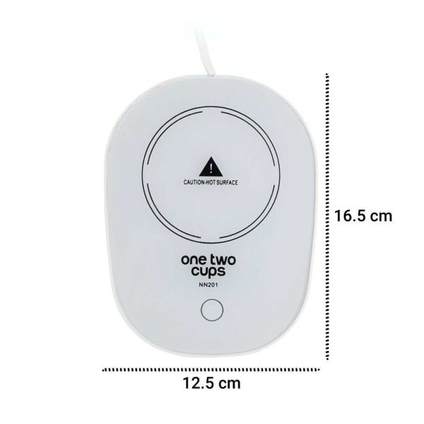 One Two Cups Tatakan Gelas Pemanas Coffee Cup Warmer Heating Pad NN201