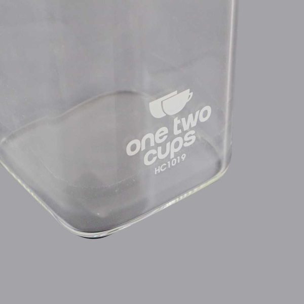 One Two Cups Toples Kaca Penyimpanan Makanan Glass Storage Jar