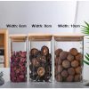 One Two Cups Toples Kaca Penyimpanan Makanan Glass Storage Jar