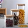 One Two Cups Toples Kaca Penyimpanan Makanan Glass Storage Jar
