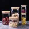 One Two Cups Toples Kaca Penyimpanan Makanan Glass Storage Jar