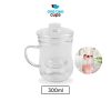 One Two Cups Gelas Cangkir Kopi Teh 300ml with Infuser Filter - RAL300
