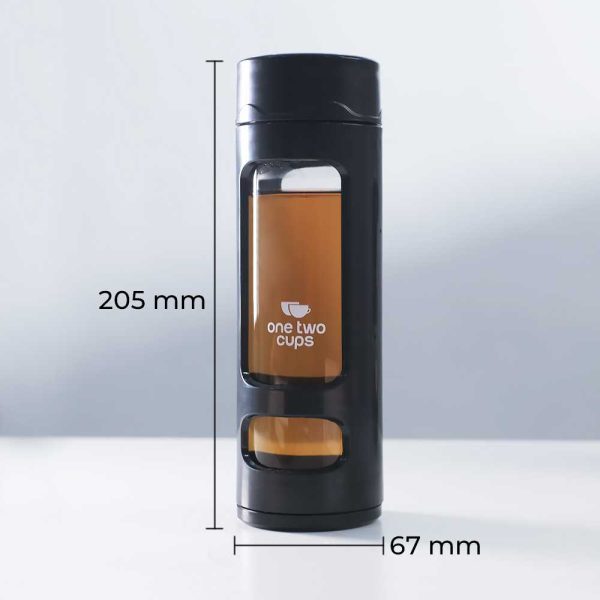 One Two Cups Botol Minum Portable Tumbler Tea Infuser Cups 400ml VN100