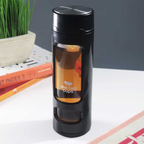 One Two Cups Botol Minum Portable Tumbler Tea Infuser Cups 400ml VN100