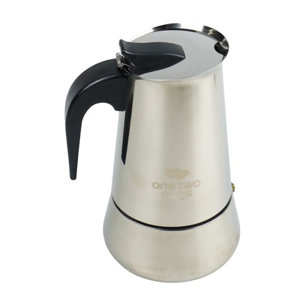 One Two Cups Espresso Coffee Maker Moka Pot Teko Stovetop Filter 450ml