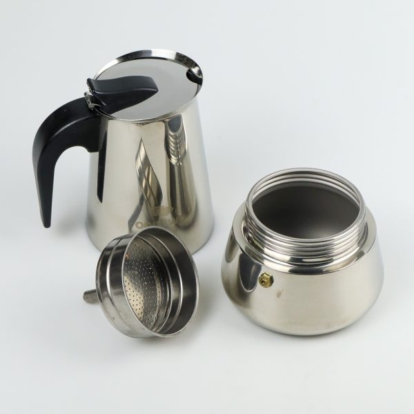One Two Cups Espresso Coffee Maker Moka Pot Teko Stovetop Filter 450ml