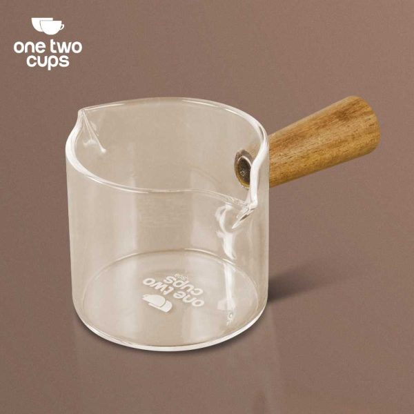 One Two Cups Gelas Takar Espresso Measuring Cup Double Mouth - S08