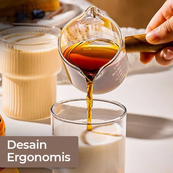 One Two Cups Gelas Takar Espresso Measuring Cup Double Mouth - S08