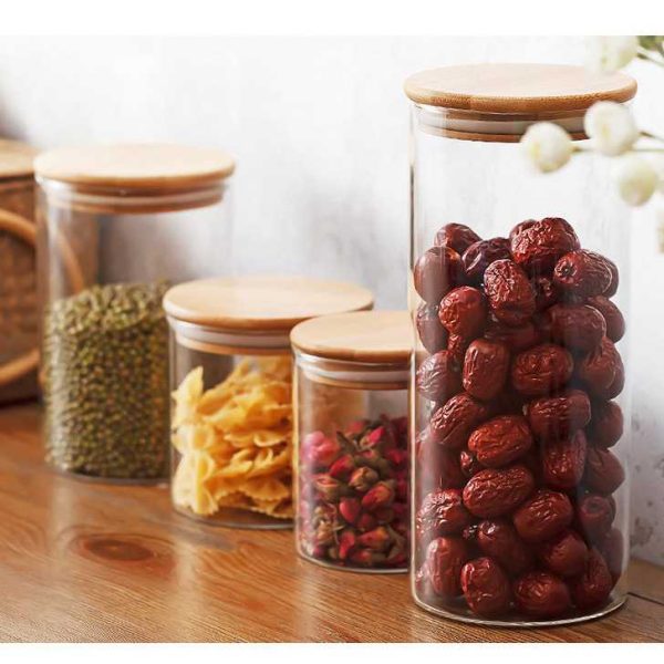 One Two Cups Toples Kaca Penyimpanan Makanan Glass Jar 1250ml