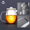 One Two Cups Teko Pitcher Teh Chinese Teapot with Saringan Infuser - K77