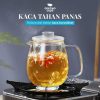 One Two Cups Teko Pitcher Teh Chinese Teapot with Saringan Infuser - K77