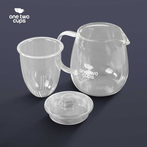 One Two Cups Teko Pitcher Teh Chinese Teapot with Saringan Infuser - K77