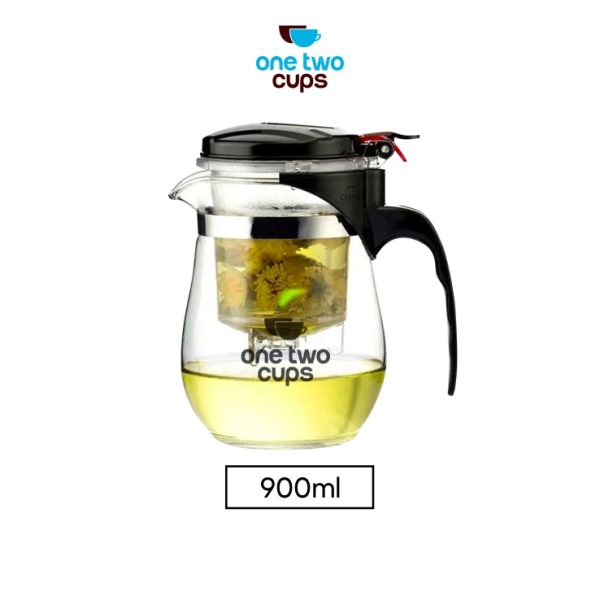 One Two Cups Teko Pitcher Teh Chinese Teapot Maker 900ml