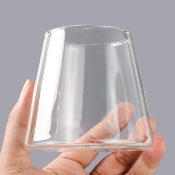 One Two Cups Gelas Minuman Unik Borosilicate Glass 360 ml - KT010