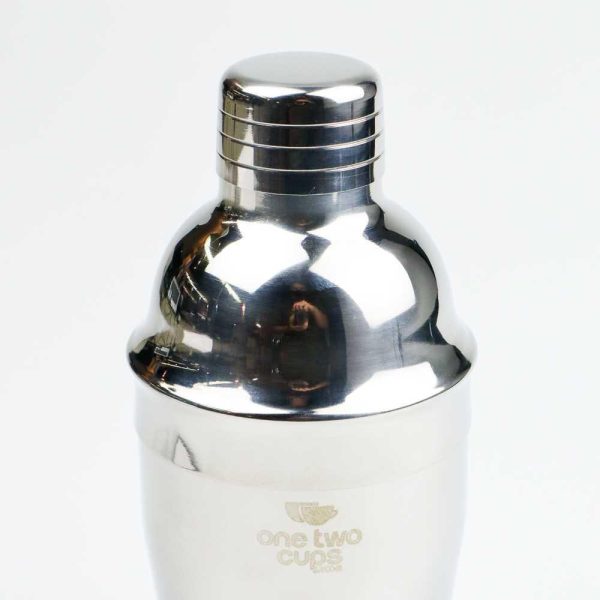One Two Cups Cocktail Shaker Bartender Boston Style Stainless JJ60048