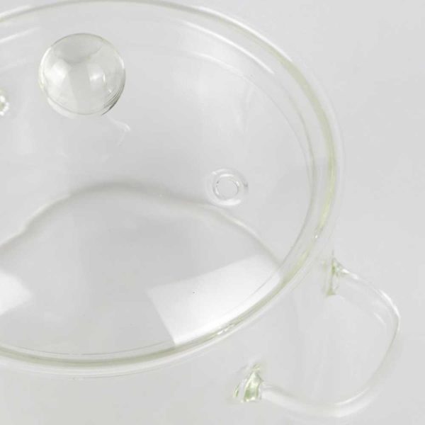 One Two Cups Pot Panci Masak Stewing Soup Pot Glass 15,5cm