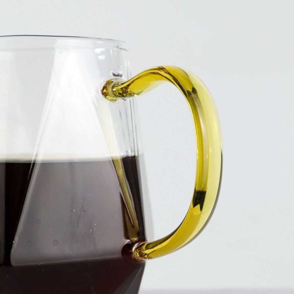 One Two Cups Gelas Cangkir Kopi Teh Diamond Texture Glass 320ml PF250