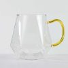 One Two Cups Gelas Cangkir Kopi Teh Diamond Texture Glass 320ml PF250