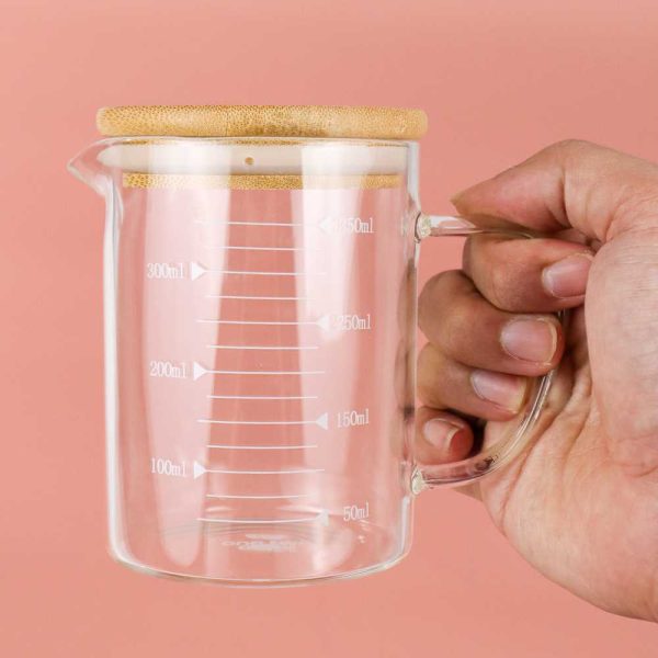 One Two Cups Gelas Takar Ukur Measuring Cup Glass - GG-18- 350 ML