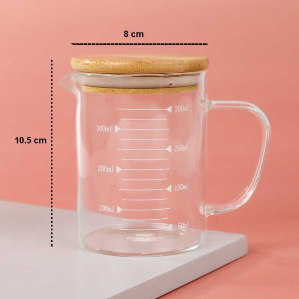 One Two Cups Gelas Takar Ukur Measuring Cup Glass - GG-18- 350 ML