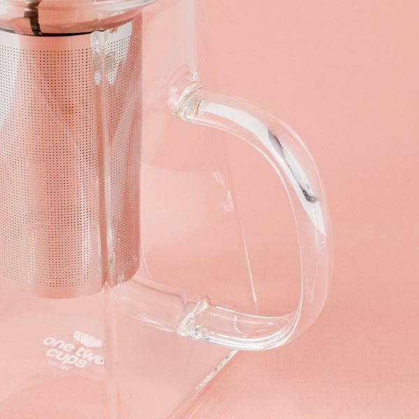 One Two Cups Teko Pitcher Teh Chinese Teapot Maker Borosilicate Glass 950ml - TP-761