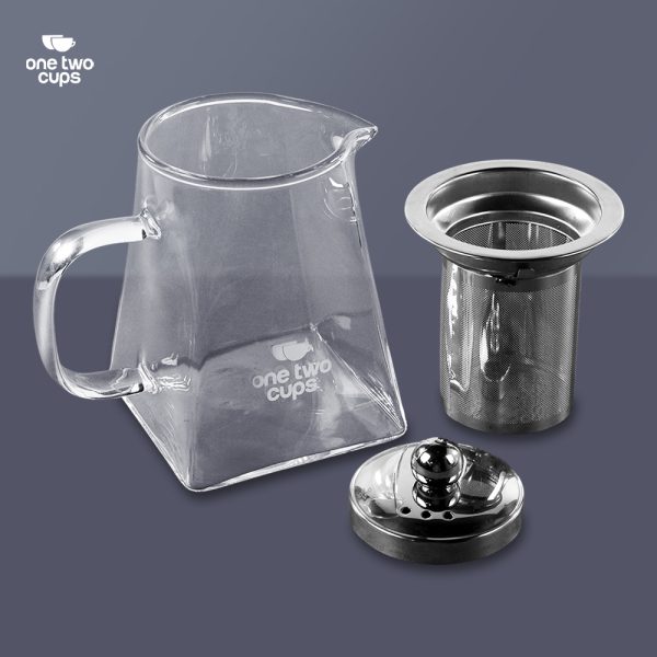 One Two Cups Teko Pitcher Teh Chinese Teapot Maker Borosilicate Glass 950ml - TP-761