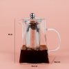 One Two Cups Teko Pitcher Teh Chinese Teapot Maker Borosilicate Glass 950ml - TP-761