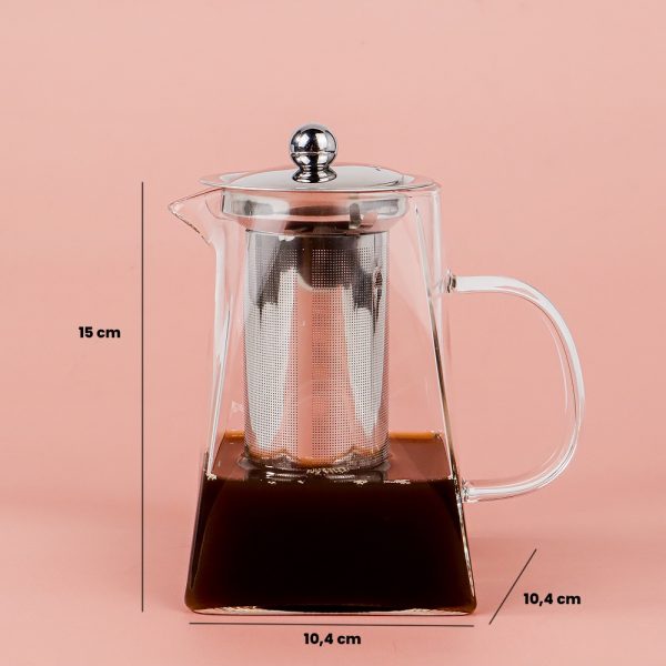 One Two Cups Teko Pitcher Teh Chinese Teapot Maker Borosilicate Glass 950ml - TP-761