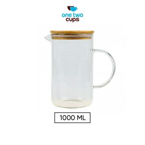 One Two Cups Gelas Takar Ukur Measuring Cup Glass - GG-18-1000ML
