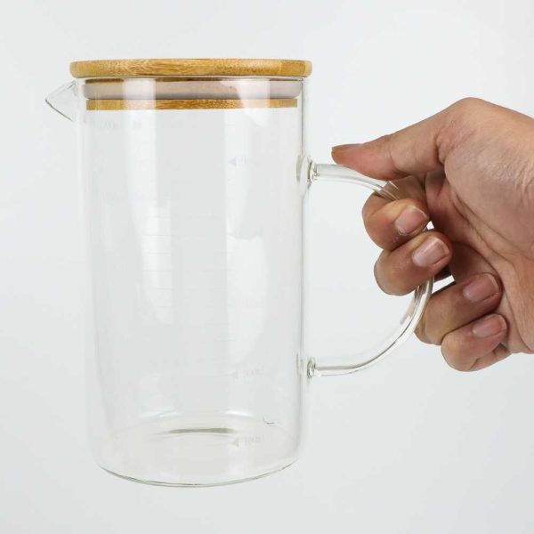 One Two Cups Gelas Takar Ukur Measuring Cup Glass - GG-18-1000ML