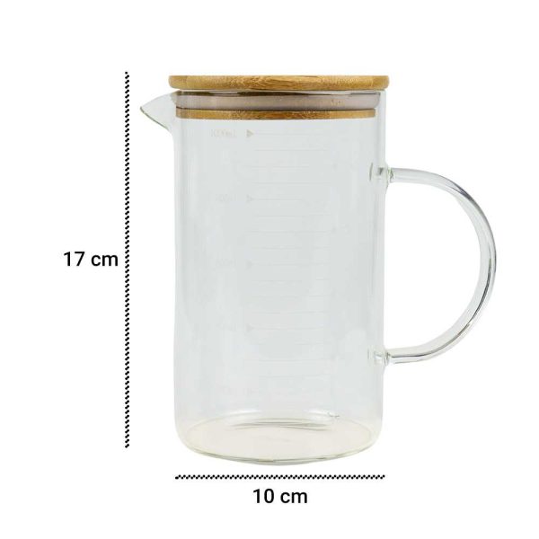 One Two Cups Gelas Takar Ukur Measuring Cup Glass - GG-18-1000ML