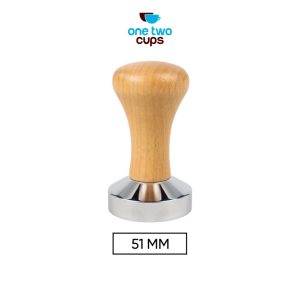 One Two Cups Tamper Kopi Espresso Press Filler Hammer 51mm - T15