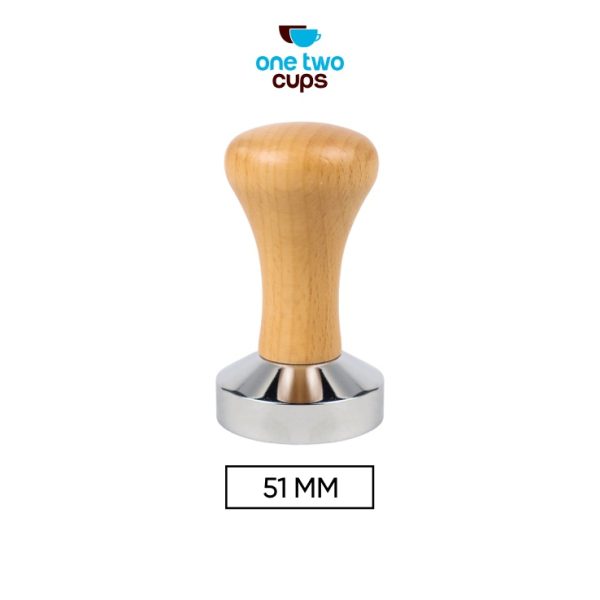 One Two Cups Tamper Kopi Espresso Press Filler Hammer 51mm - T15