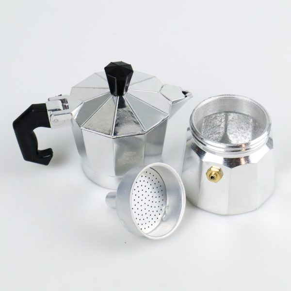 One Two Cups Espresso Coffee Maker Moka Pot Teko Filter 50ml - JF112