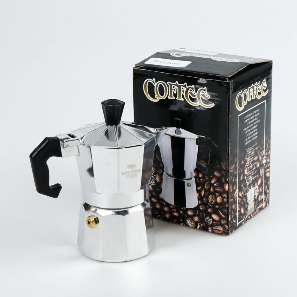 One Two Cups Espresso Coffee Maker Moka Pot Teko Filter 50ml - JF112