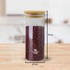 One Two Cups Toples Kaca Penyimpanan Makanan Glass Jar - GH1270 410 ML