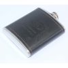 One Two Cups Botol Bir Hip Flask Stainless Leather 7Oz with Shot Glass
