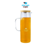 One Two Cups Teko Pitcher Teh Kopi Borosilicate Glass 1380ml - YS-6337
