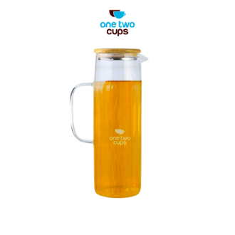 One Two Cups Teko Pitcher Teh Kopi Borosilicate Glass 1380ml - YS-6337