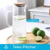 One Two Cups Teko Pitcher Teh Kopi Borosilicate Glass 1380ml - YS-6337